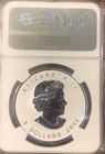 2016 Canada  5 Silver Reverse Proof Maple Leaf  9999 Ngc Pf70 Fdi Tank Privy Mr