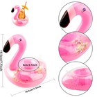 Sonarun 20 Pack Inflatable Flamingo Drink Holder 7 87 X 7 X 7   Multicolor