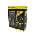 New Nitecore D2 Digicharger Battery Charger 18350 14500 Aaaa Li-ion Ni-mh Ni-cd
