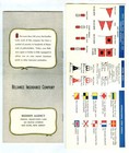 Vintage 1961 Reliance Insurance Yachting Booklet  Buoy   Signal Flag Cards 