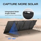 New  Ecoflow Nextgen 220 Watt Bifacial Portable Solar Panels  15 5 Pounds 