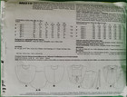 Uncut-mccall s Pattern  m6510-misses  Tops   Belt - Sizes Xsm sm med