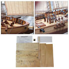 1 100 Wooden Ship Assembly Model Diy Kits Sailing Boat Home Decor Tall Ship