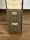 Vintage Ibm Metal Employees Time punch Card Holder 25 Slots Free Shipping Usa