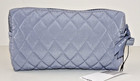 Vera Bradley Medium Cosmetic Makeup Bag Carbon Gray Microfiber  exact Item 