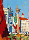 1921 Travel Poster - Venise - Venice Italy Vintage Style Travel Poster - 24x36