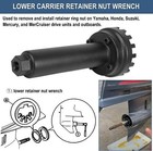Lower Carrier Retainer Retaining Ring Wrench Kit For Yamaha Honda Suzuki Mercury