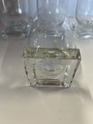 Vintage Cambridge Square Base Drinking Glasses Set Of 4 Water Goblet
