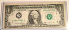Back To Front Wet Ink Transfer 1988-a  1 One Dollar Bill Error Note Circulated