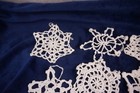 Lillian Vernon Handcrafted Crochet Snowflakes Set Of 12 White Lace Ornaments