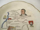 Vintage Land Of Burns Robert Burns Souvenir Scottish Scotland Poet Trinket Dish