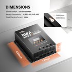 Litime 100a Mppt 12v 24v 36v 48v Bluetooth Solar Charge Controller For Li Gel