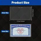 8pcs Social Security Card Protector medicare Card Protector Sleeve social Card