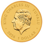 Stranger Things - Hawkins 2026 Gold Plated  1 Collector s Coin 5k Mintage