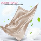 Mulberry Silk Pillow Cases Standard Size With Hidden Zipper Ultra Smooth And    