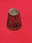 Antique Sterling Silver Thimble Size 005 Very Ornate Beautiful Condition 1800 s 