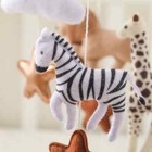 New Crib Mobile Bed Bell Wooden Baby Rattles Soft Felt Cartoon Animal Music Box