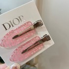 Diorbeauty Backstage Pink Hair Clips Get Ready 2 Piece Set Novelty Gwp New