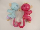 Fingerlings 2 Baby Monkeys Pink Auqa Blue See Video