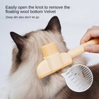 Self Cleaning Flea Comb For Cats Dogs Brush Pet Hair Removal Grooming New