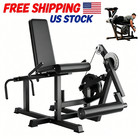 Leg Extension Curl Machine Adjustable Plate Loaded Leg Exercise Machine And