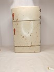 Vintage 1950 s Wolverine Tin Litho Red   White Kitchen Refrigerator