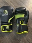 Sanabul Essential Gel Boxing Kickboxing Training Gloves 16 Ounce Black Yellow