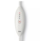 Beige Electric Heating Pad With Washable Cover And Controller For Neck shoulders