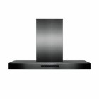 Zline 36    Kitchen Wall Range Hood Black Stainless Steel With Led Bsken-36