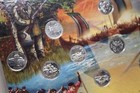 New 1999 Canada Coin Set Millennium 12 Quarters In Card 3 Canadian Dollars Money