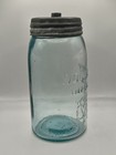 Qt  Woodbury Improved Wgw  monogram  Fruit Jar