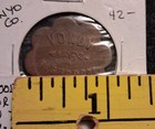 California Bishop  Vondy Saloon Good For 12 1 2 Cent Brass Trade Token Vintage 