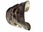  Wide Textured Cuff Bracelet