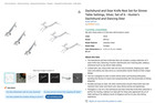 Dachshund And Deer Knife Rest Set For Dinner Table Settings  Silver  Set Of 6