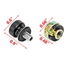 Rear Fender Seat Bolt Screw Nut Base For Harley Electra Glide Road Glide King