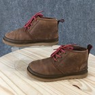 Ugg Boots Mens 6 Neumel Lace Up Chukka Ankle Boot 1017254 Brown Leather Casual