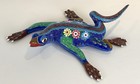 Alebrije Lizard By Roberta Angeles Oaxaca Mexico Wood Carving Folk Art - Signed