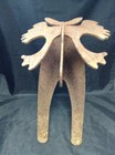Moose Metal Sculpture Cut Iron Rustic Garden Home   Cabin Vintage Figurine Decor
