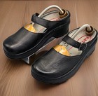 Klogs Woman   s Mary Jane Black Clogs Nursing Comfort Slip Resistant Shoes Sz 8m