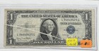 1935d  1 One Dollar Silver Certificate    major Gutter Fold Error    Fold Covers 75 
