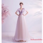 Women s Floral Prom Gown Party Evening Party V Neck Bridesmaids Dress