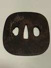 Tsubasa Sash Iron Cloth Inlay Samurai Sword Fittings Thick 4 5x4 8cm
