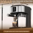 20 Bar Espresso Machine  Cappuccino Coffee Machine With Automatic Milk Frother
