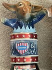 Jim Beam Political Decanters Bourbon Whiskey Bicentennial Elephant   Donkey