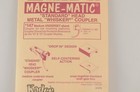 Kadee Ho  147 Magne-matic Standard Head Whisker Medium Underset Shank Couplers