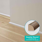 Fresh 0 75 In  T X 0 75 In  W X 94 9 In  Vinyl Quarter Round Molding