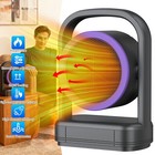 Portable Electric Fan Heater 500w Space Heater Desktop Mini Warm Air Blower New