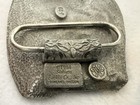 Siskiyou Alaska Eagle Scenic Silver blue green Metal Belt Buckle 1 5  J-23