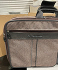 Vtg  Samsonite Silhouette 4 Tweed Carry On Travel Bag Luggage Gray - Pink 1987