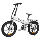 Folding Electric Bike For Adults 30mph Electric Bicycle Commuter Ebike White
